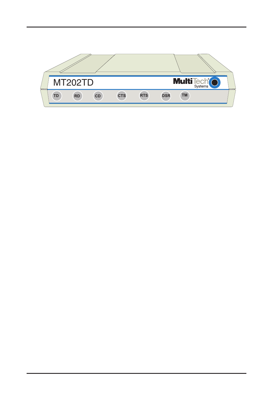Modem led indicators, Mt202td | Multi Tech Equipment MT202TD User Manual | Page 10 / 28