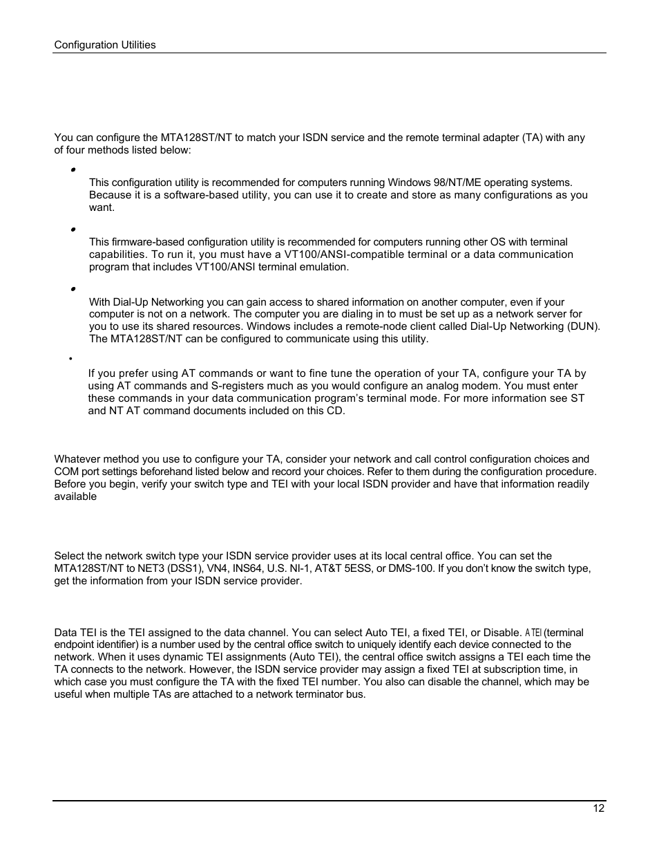 Introduction, Before you start | Multi Tech Equipment MTA128ST User Manual | Page 12 / 61