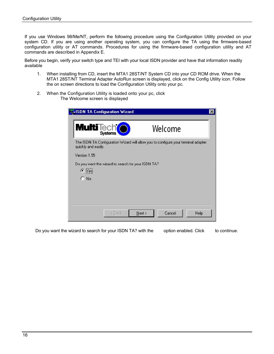 Configuring your ta | Multi Tech Equipment MTA128ST User Manual | Page 16 / 61