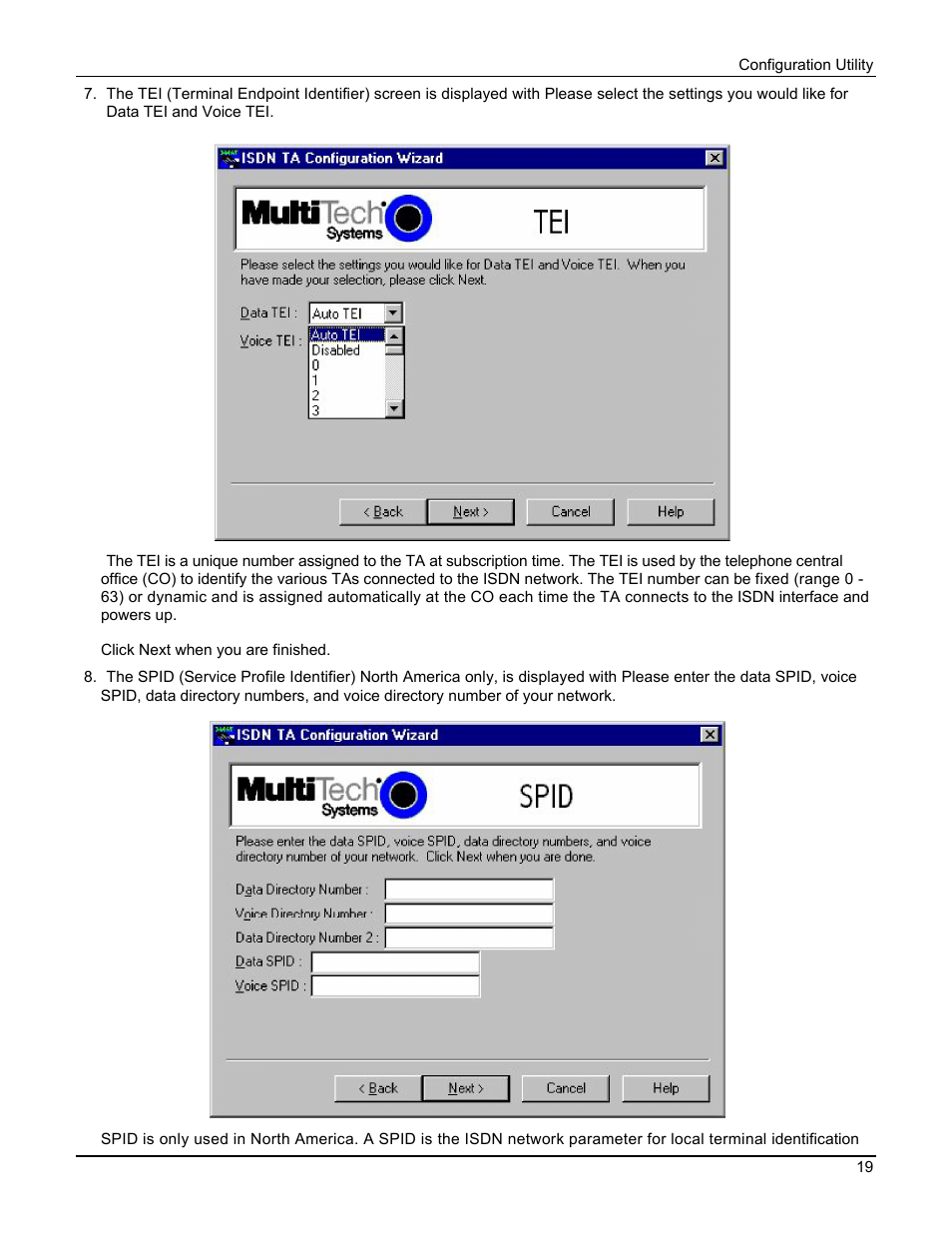 Multi Tech Equipment MTA128ST User Manual | Page 19 / 61