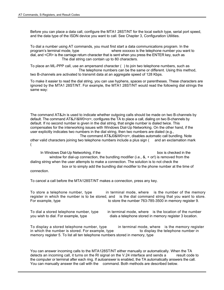 Multi Tech Equipment MTA128ST User Manual | Page 30 / 61