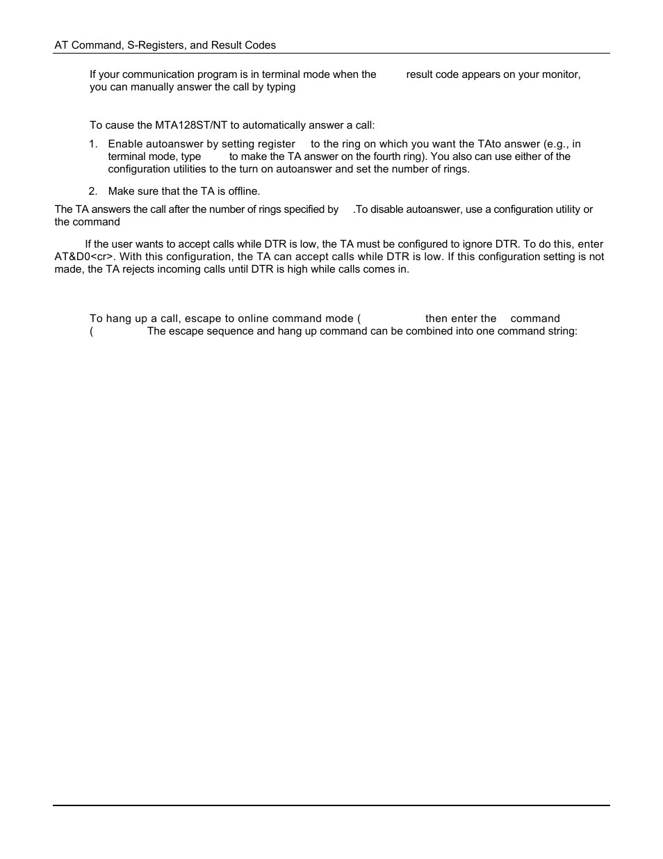 Multi Tech Equipment MTA128ST User Manual | Page 31 / 61