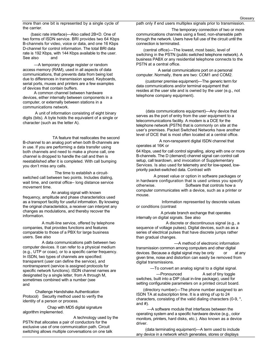 Multi Tech Equipment MTA128ST User Manual | Page 54 / 61