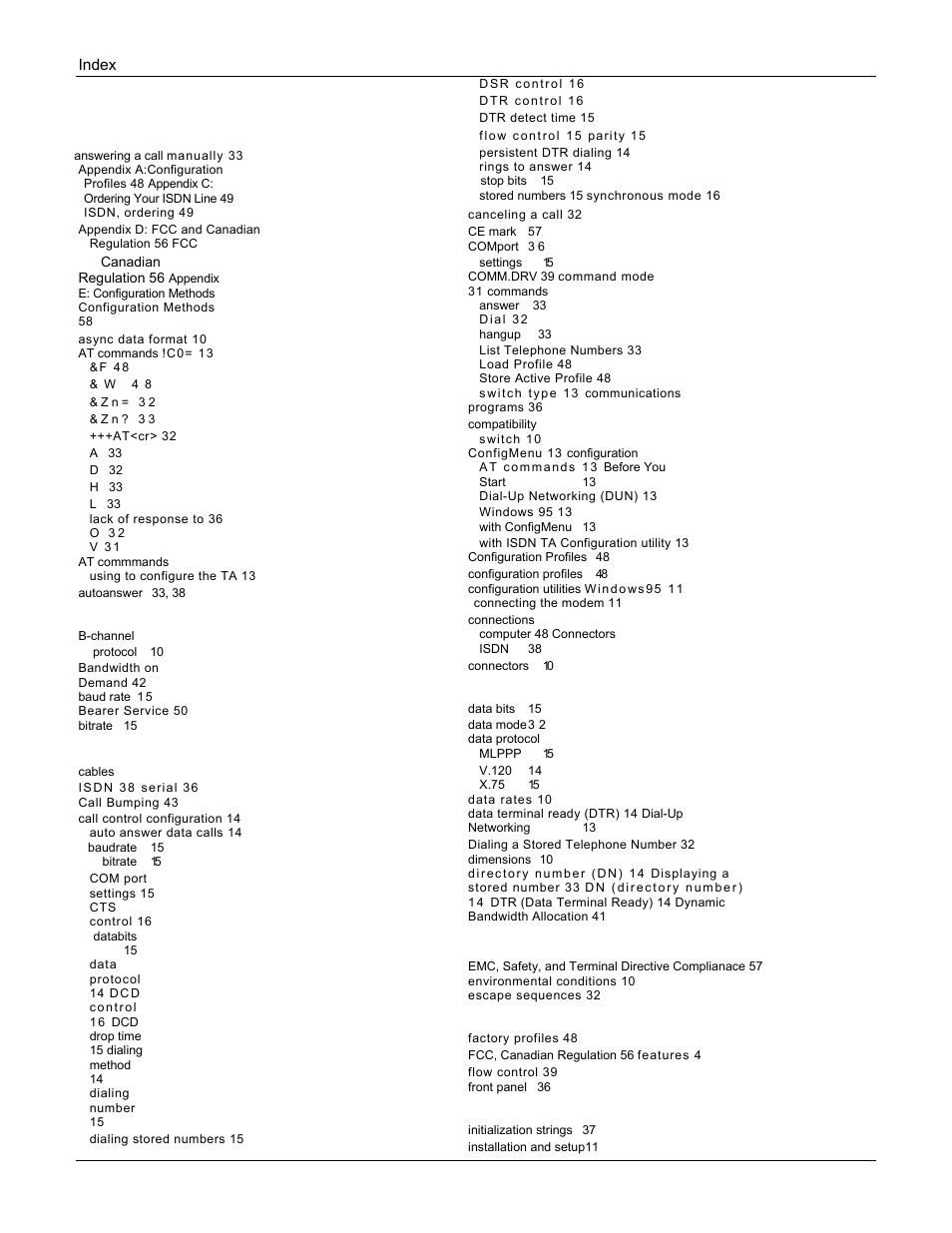 Multi Tech Equipment MTA128ST User Manual | Page 60 / 61