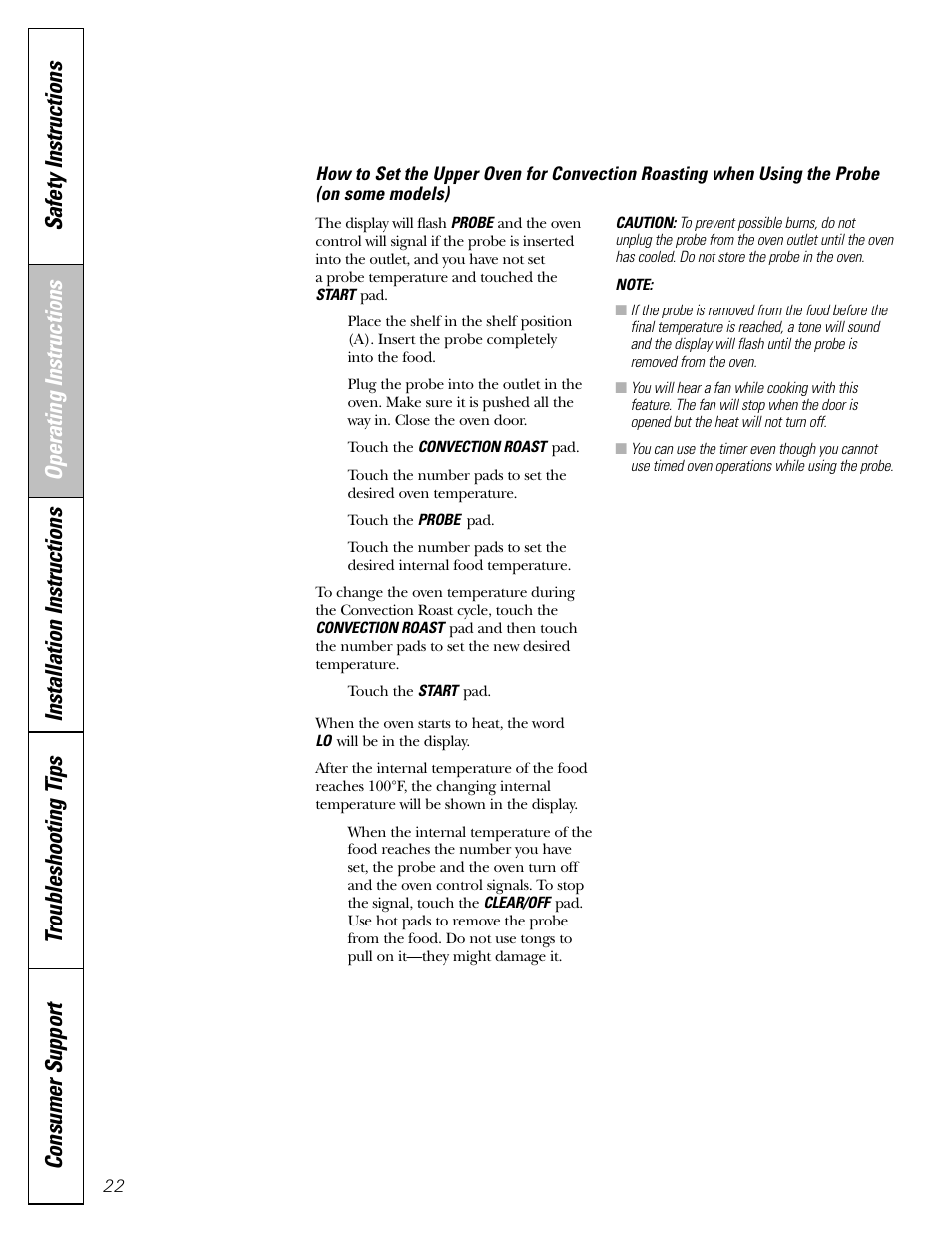 Mabe Canada JGB918 User Manual | Page 22 / 64