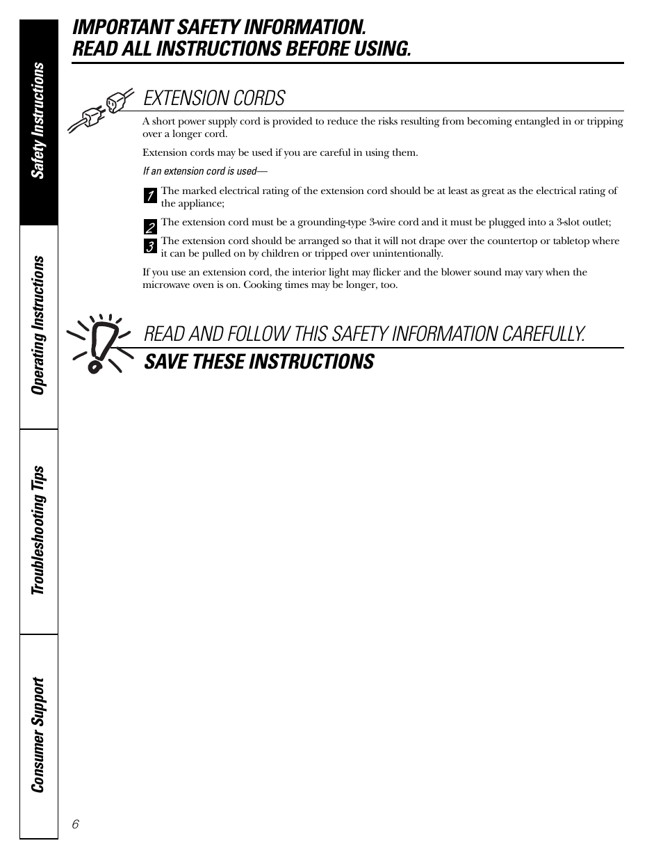 Mabe Canada PEB206C User Manual | Page 6 / 24
