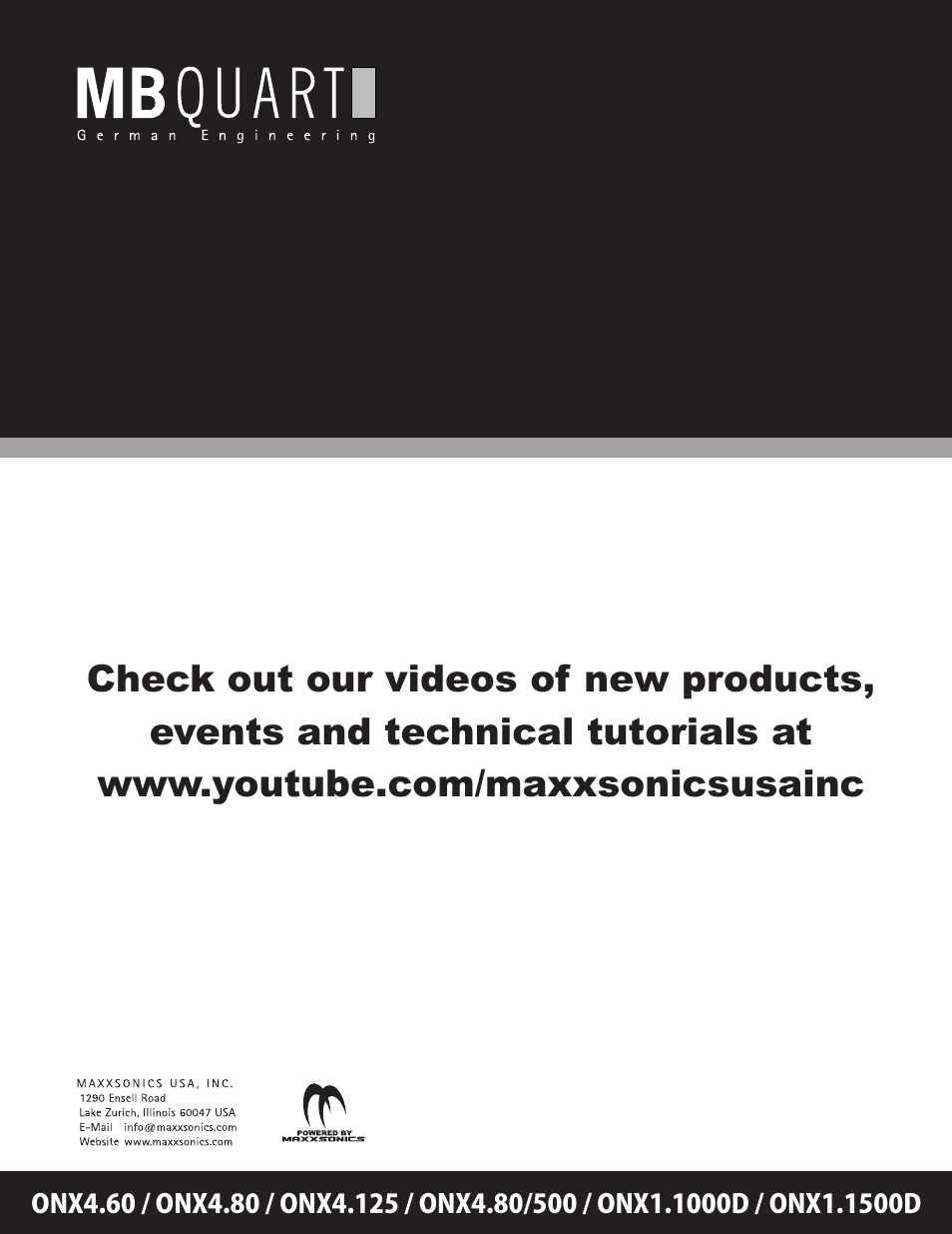 MB QUART ONYX ONX4.80 User Manual | Page 11 / 11