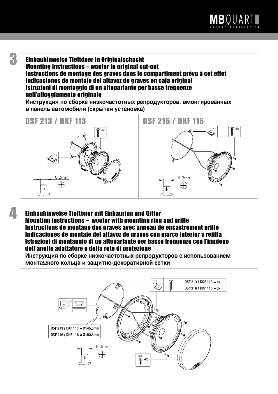 MB QUART Discus DKF 113 User Manual | Page 6 / 8