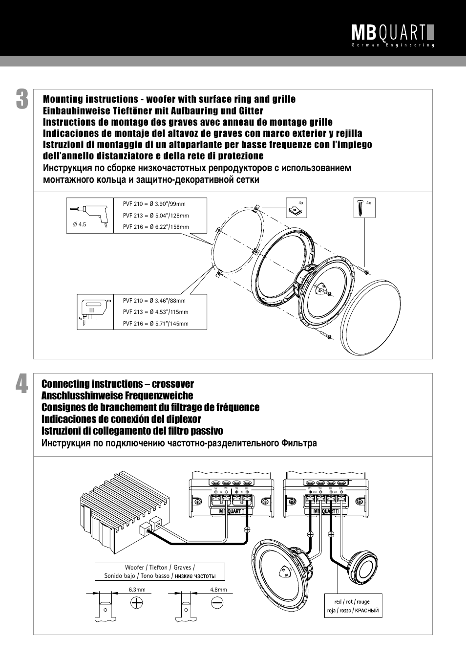 MB QUART PREMIUM PVF 210 User Manual | Page 6 / 9