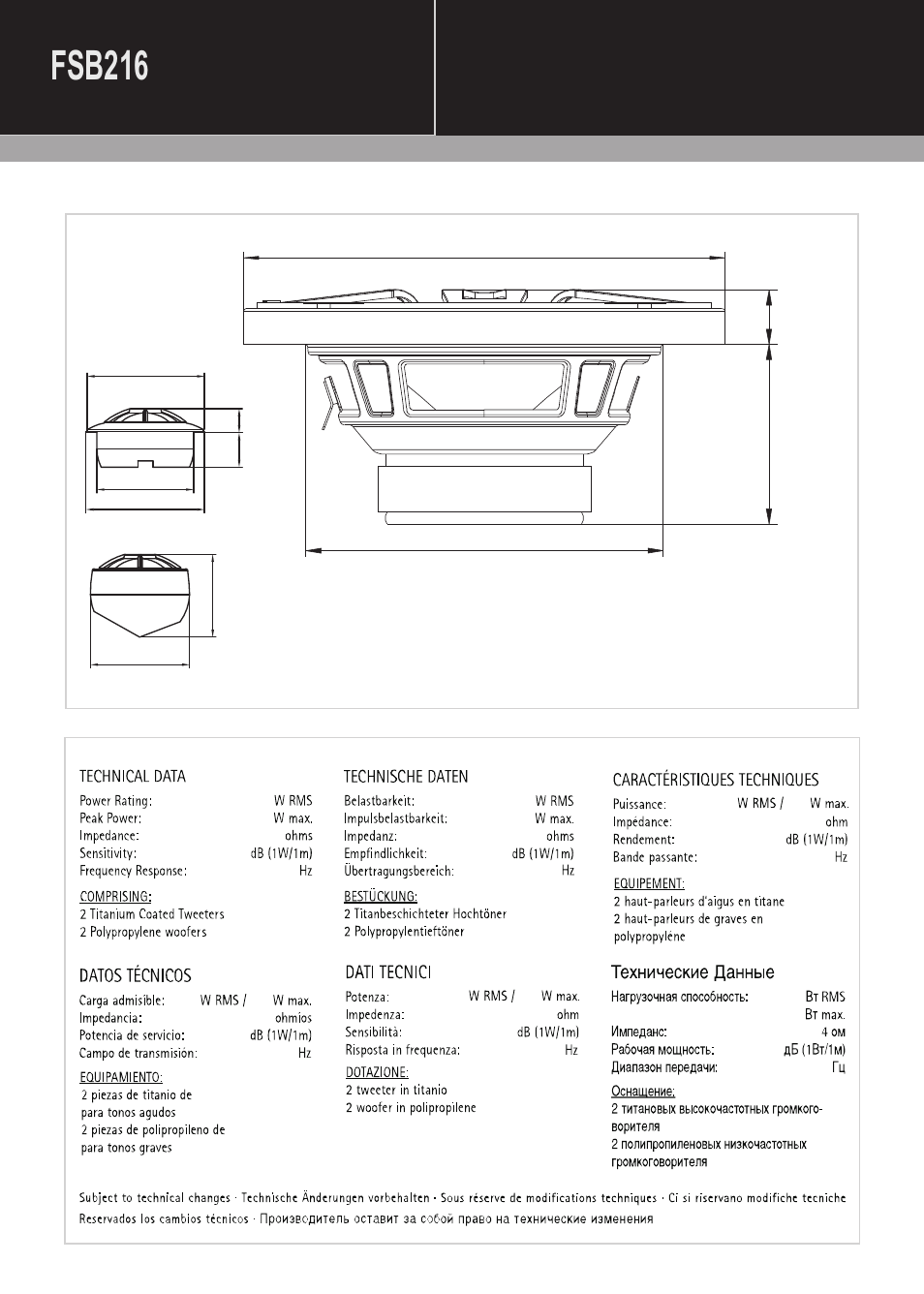 Fsb216 | MB QUART FSB216 User Manual | Page 10 / 12