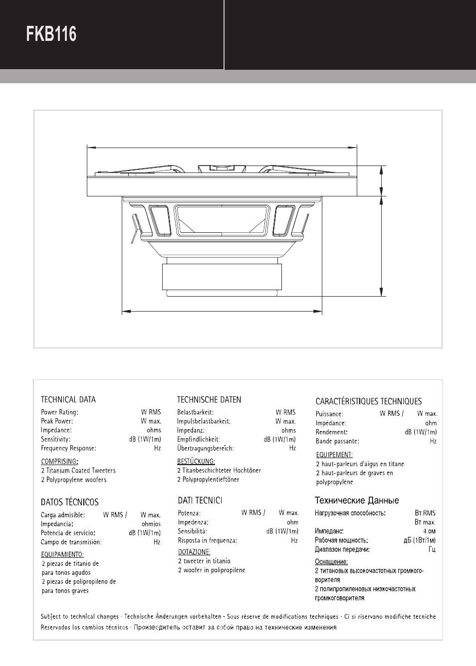 Fkb116 | MB QUART FSB216 User Manual | Page 6 / 12