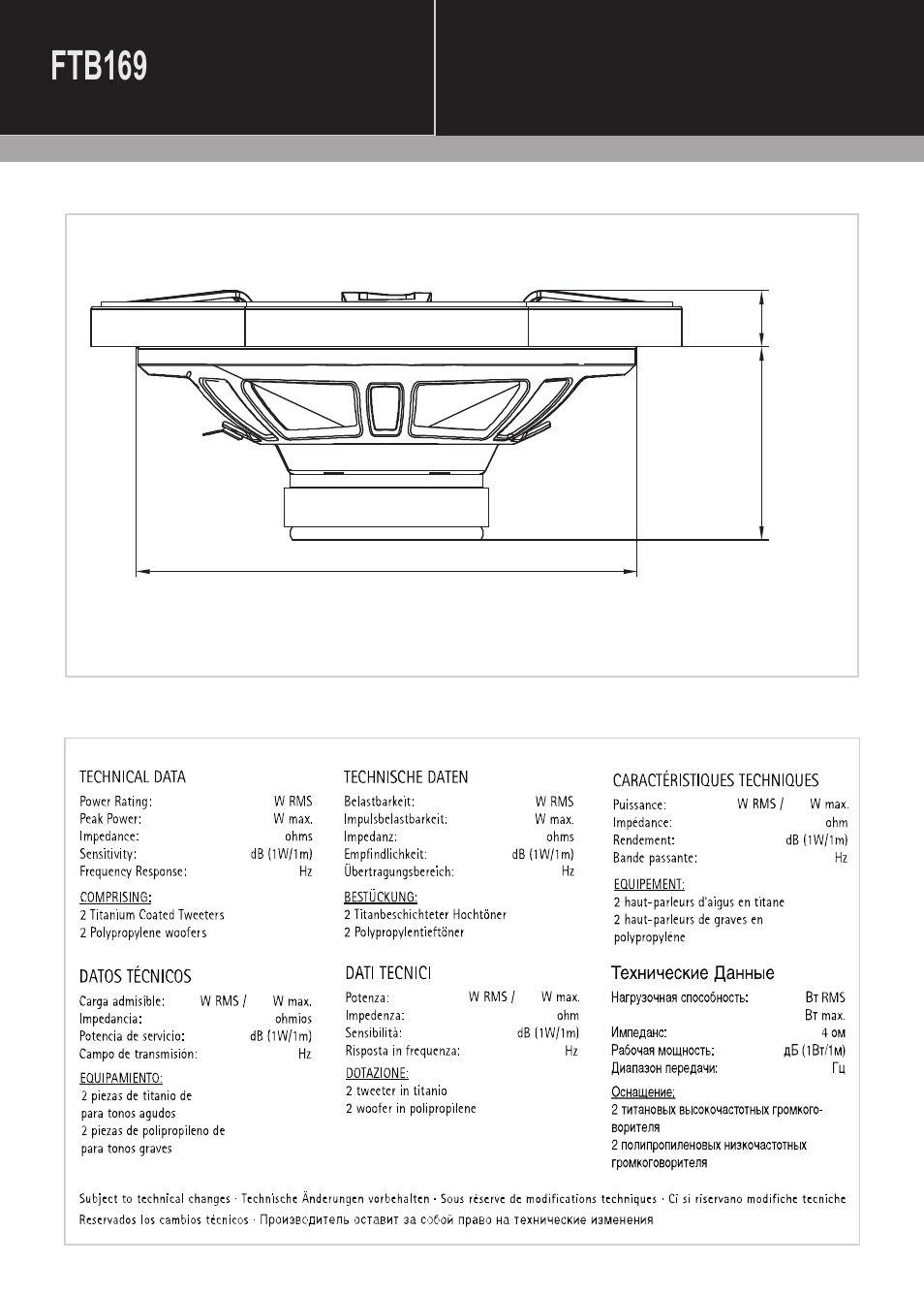 Ftb169 | MB QUART FSB216 User Manual | Page 8 / 12