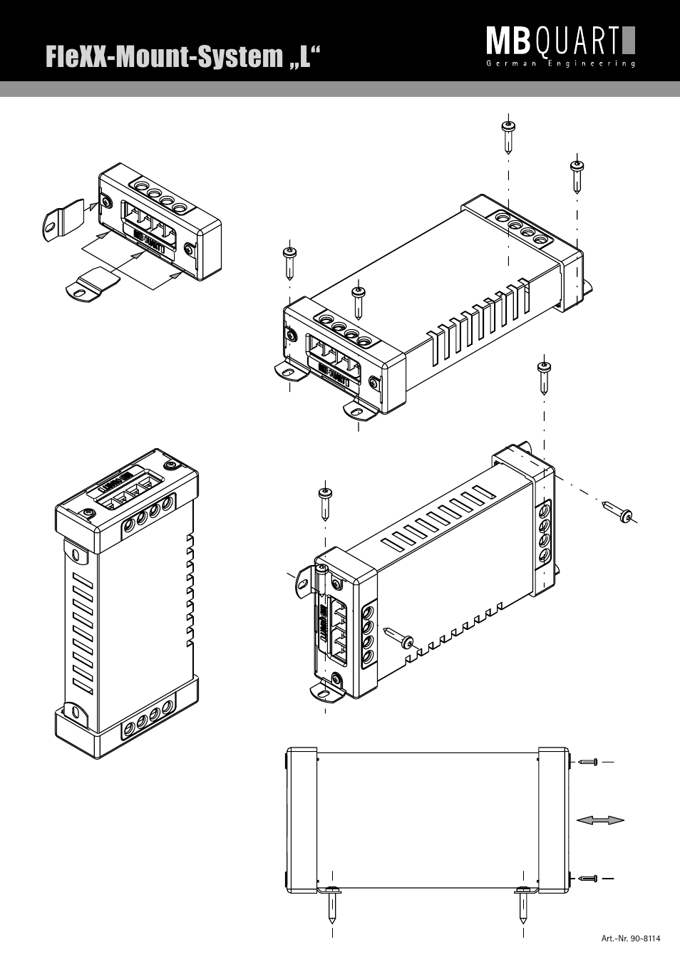 Flexx-mount-system „l | MB QUART PREMIUM PVF 216 User Manual | Page 8 / 9