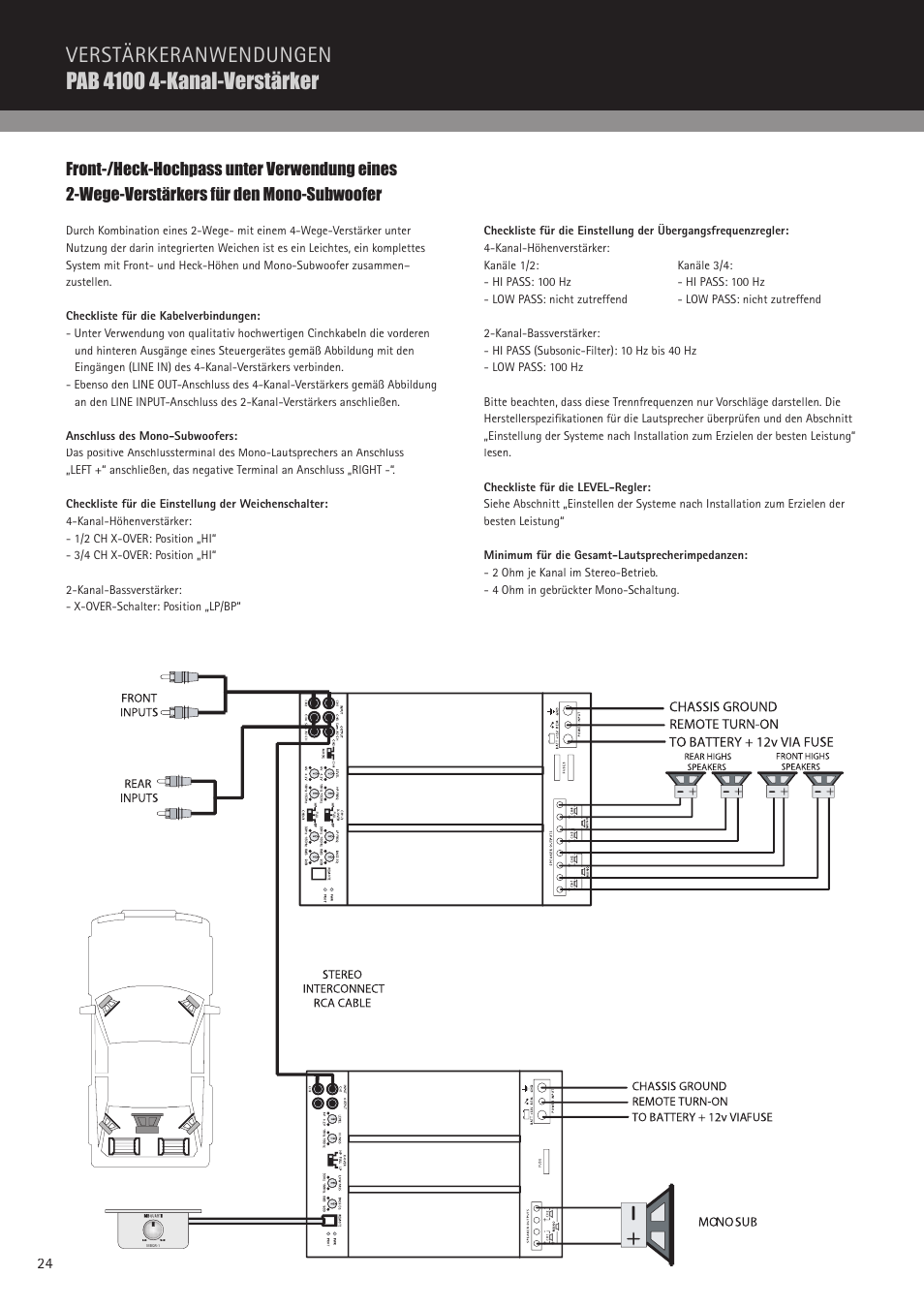 MB QUART PAB 1200.1 D User Manual | Page 24 / 88