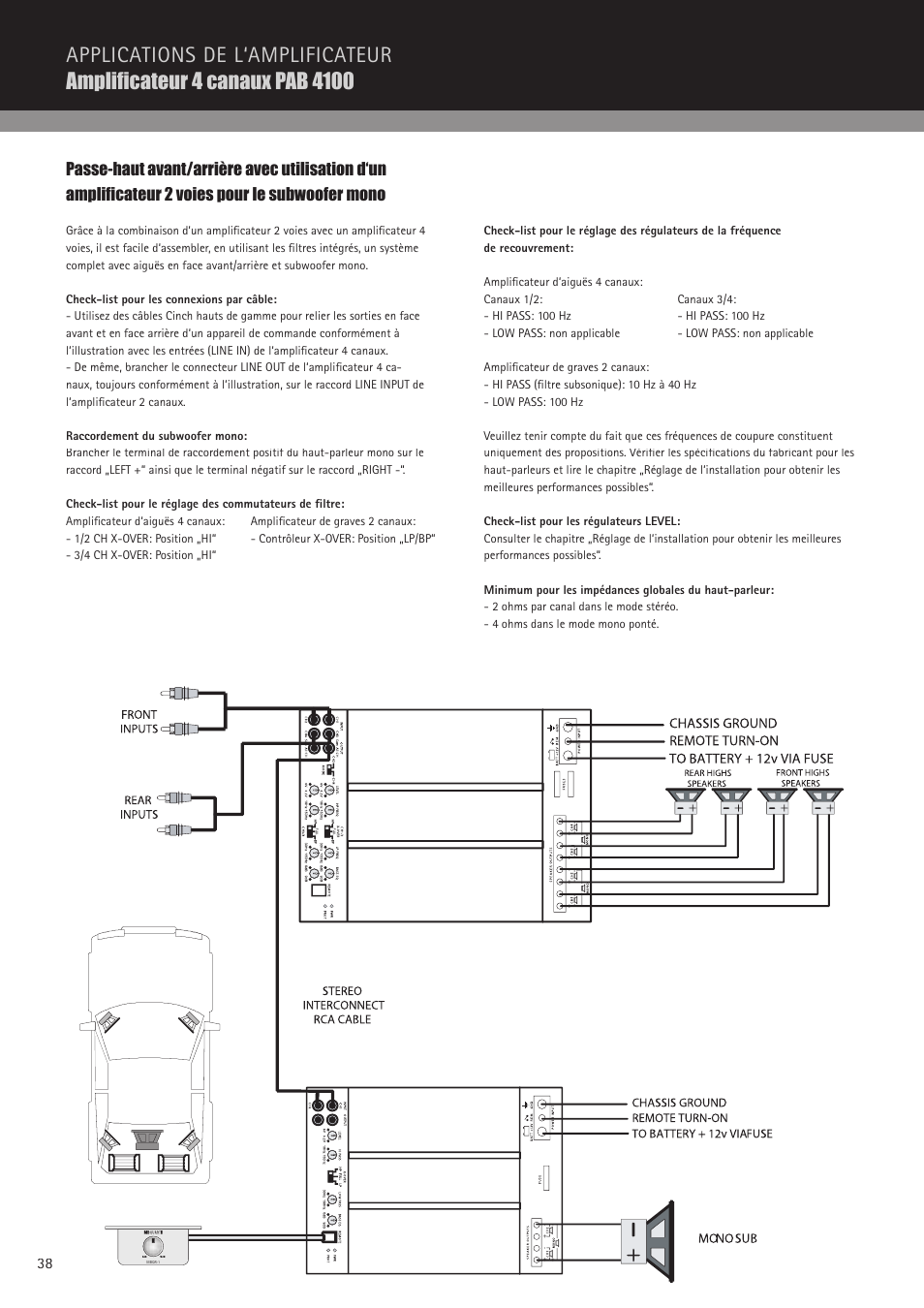 MB QUART PAB 1200.1 D User Manual | Page 38 / 88