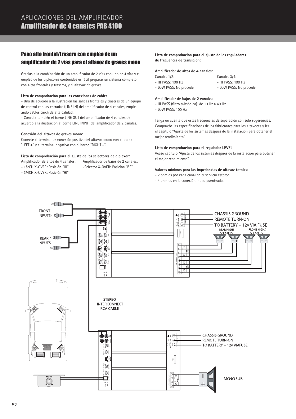 MB QUART PAB 1200.1 D User Manual | Page 52 / 88