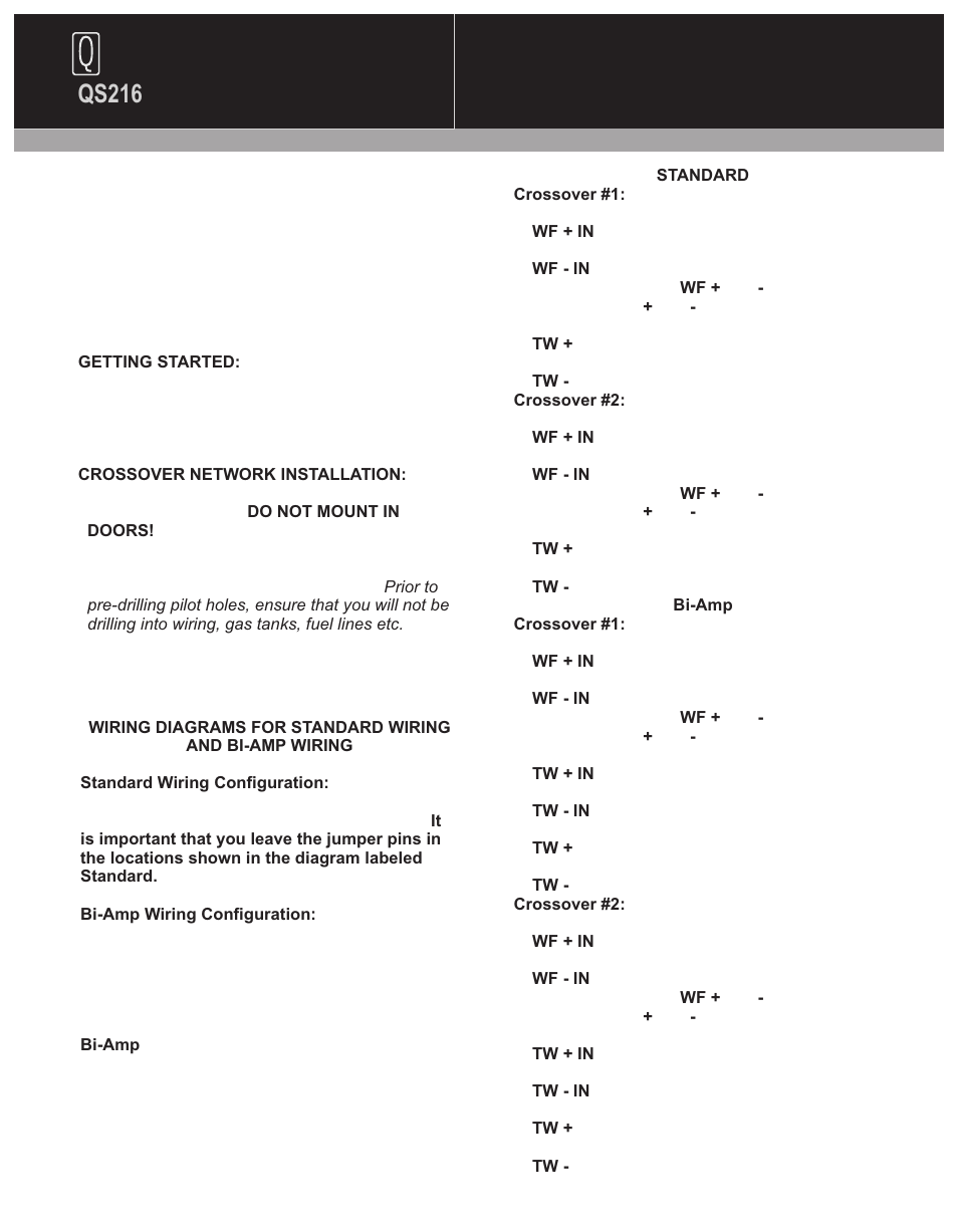 Qs216 | MB QUART QS216 User Manual | Page 4 / 8