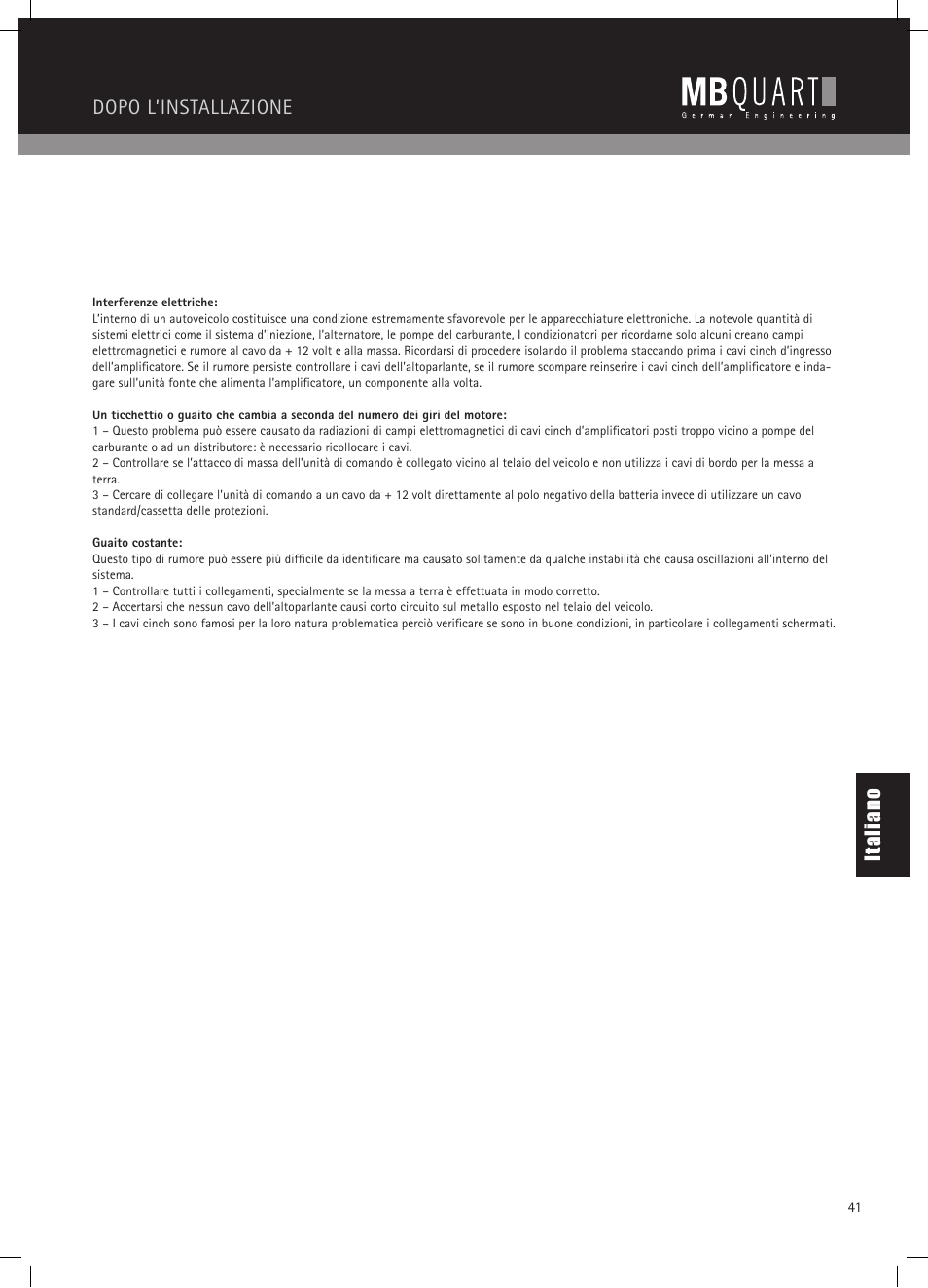 MB QUART RAB 1450 User Manual | Page 41 / 56
