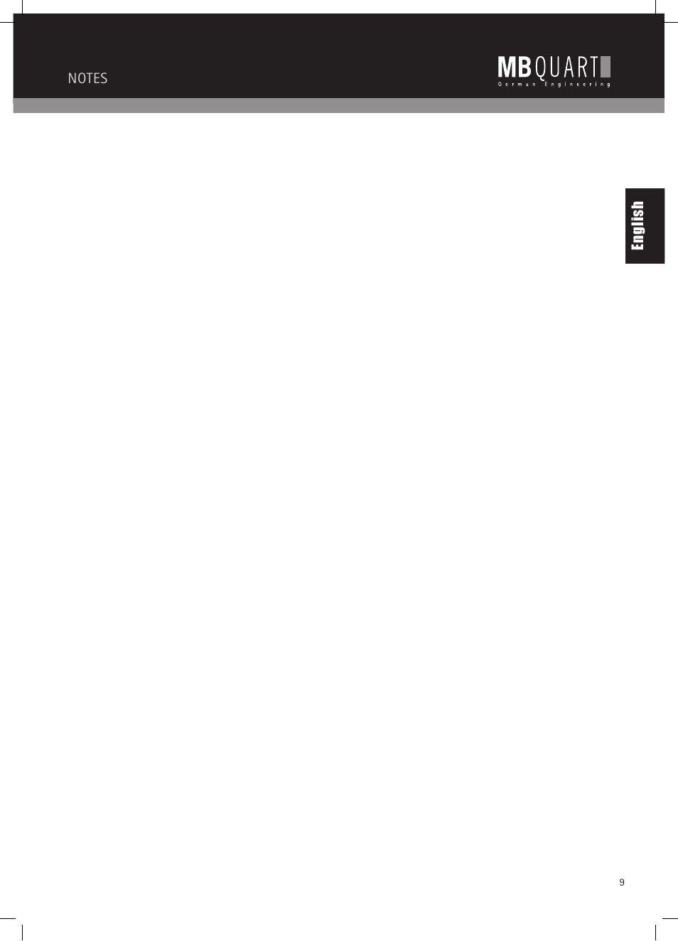 MB QUART RAB 1450 User Manual | Page 9 / 56