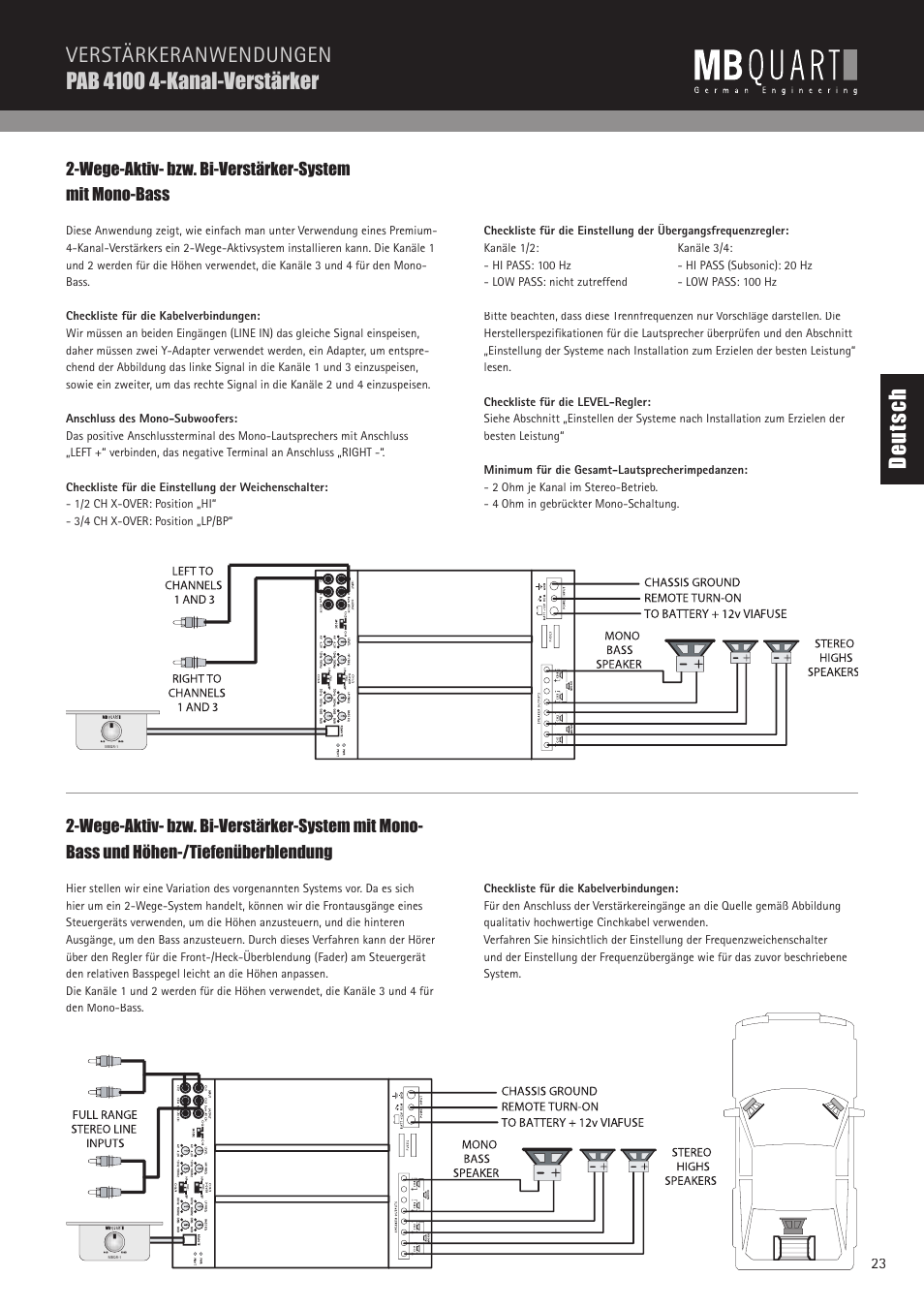 De ut sc h | MB QUART PAB 2100c User Manual | Page 23 / 88