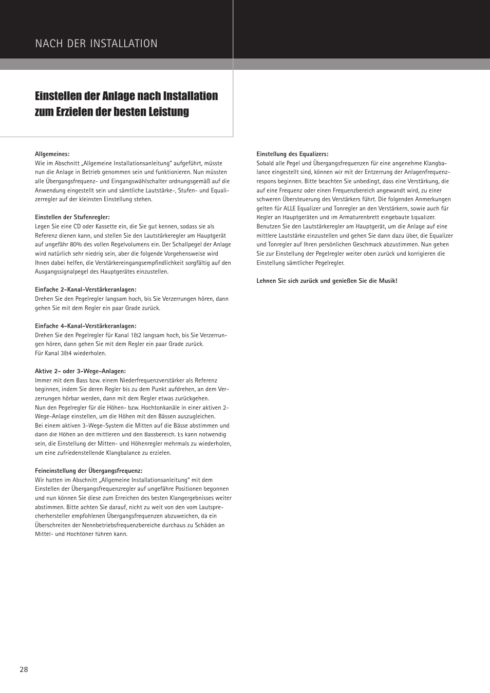 MB QUART PAB 2100c User Manual | Page 28 / 88