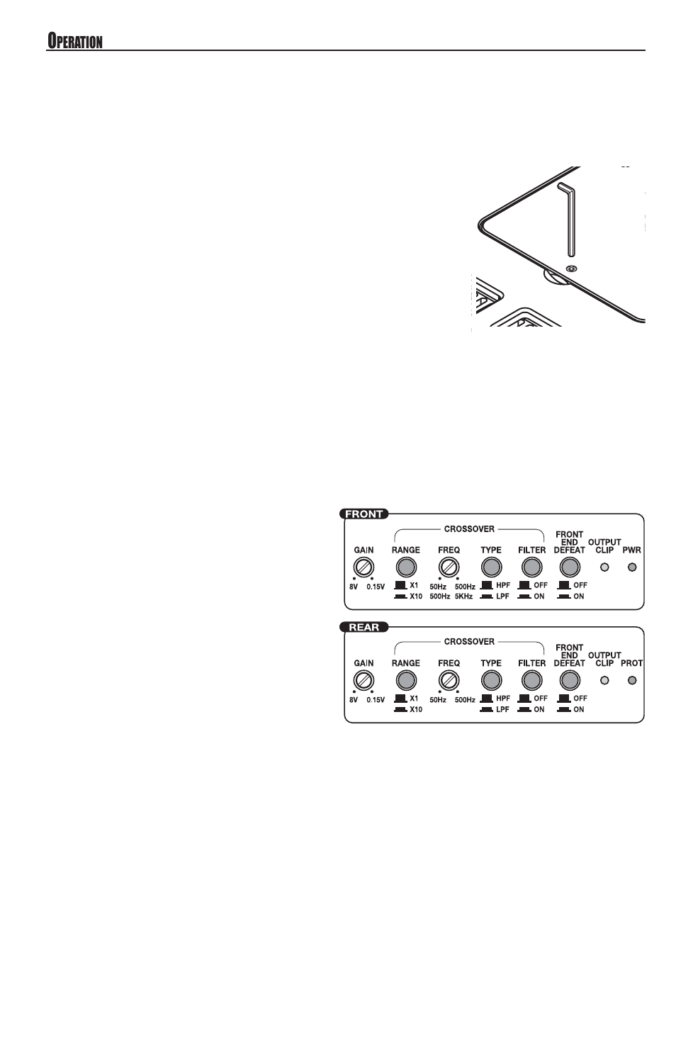 Set-up features, Adjustments | MB QUART REFERENCE SERIES 4-CHANNEL AMPLIFIER RAA4200 User Manual | Page 10 / 76