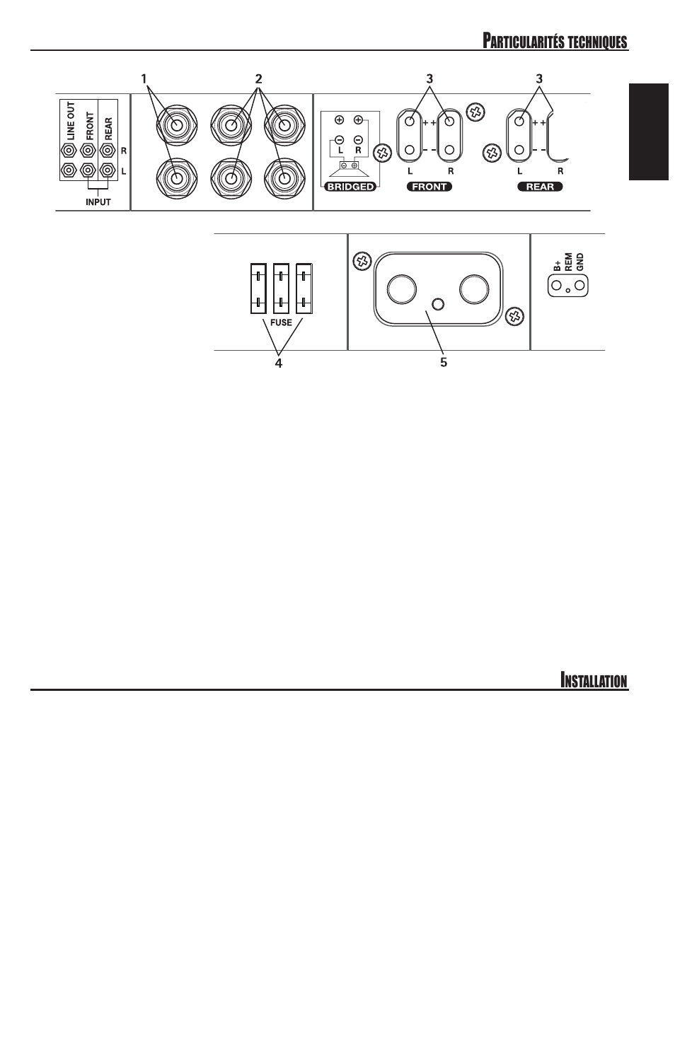 Français | MB QUART REFERENCE SERIES 4-CHANNEL AMPLIFIER RAA4200 User Manual | Page 17 / 76