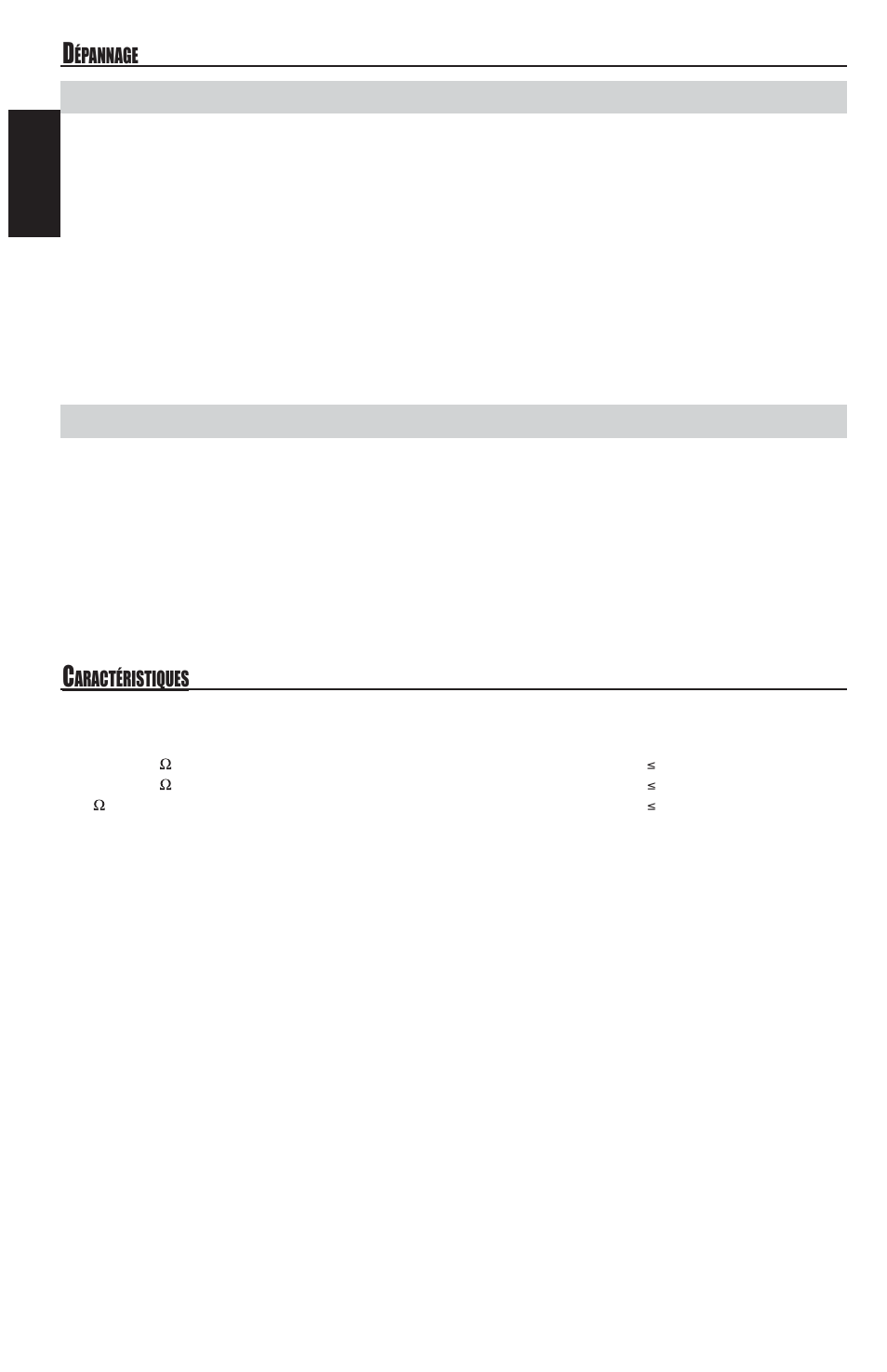 Français, Bruit de moteur excessif | MB QUART REFERENCE SERIES 4-CHANNEL AMPLIFIER RAA4200 User Manual | Page 24 / 76