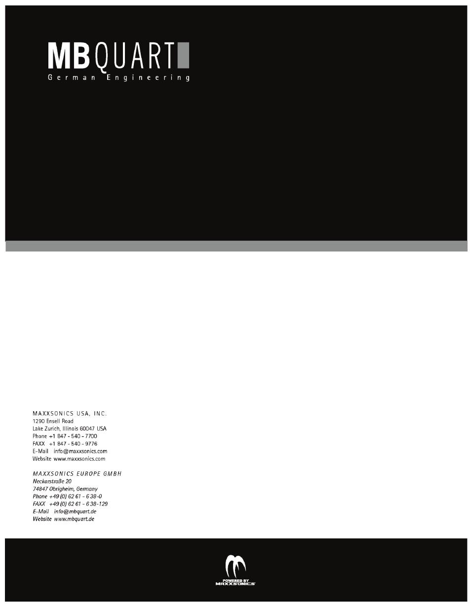 MB QUART ZUR65IC User Manual | Page 9 / 9