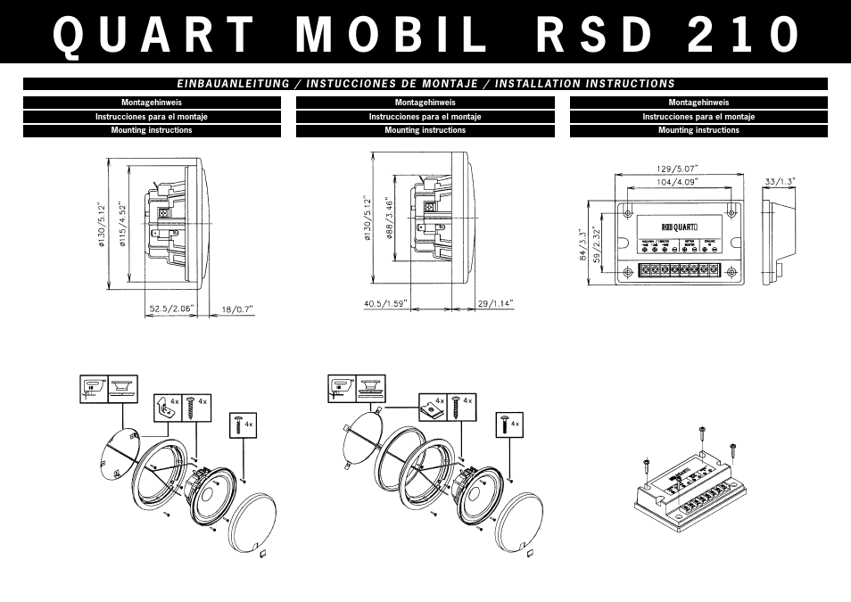 MB QUART Quart Mobil RSD 210 User Manual | Page 4 / 5