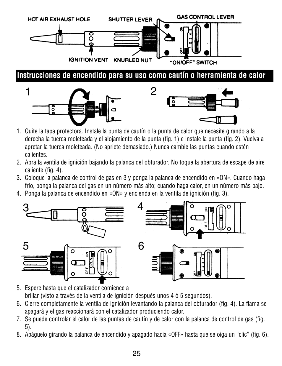 Master Appliance UT-100 User Manual | Page 25 / 32