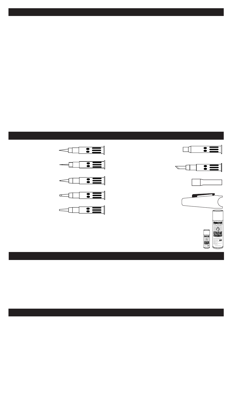 One year full warranty | Master Appliance ULTRATORCH UT-35 User Manual | Page 6 / 6