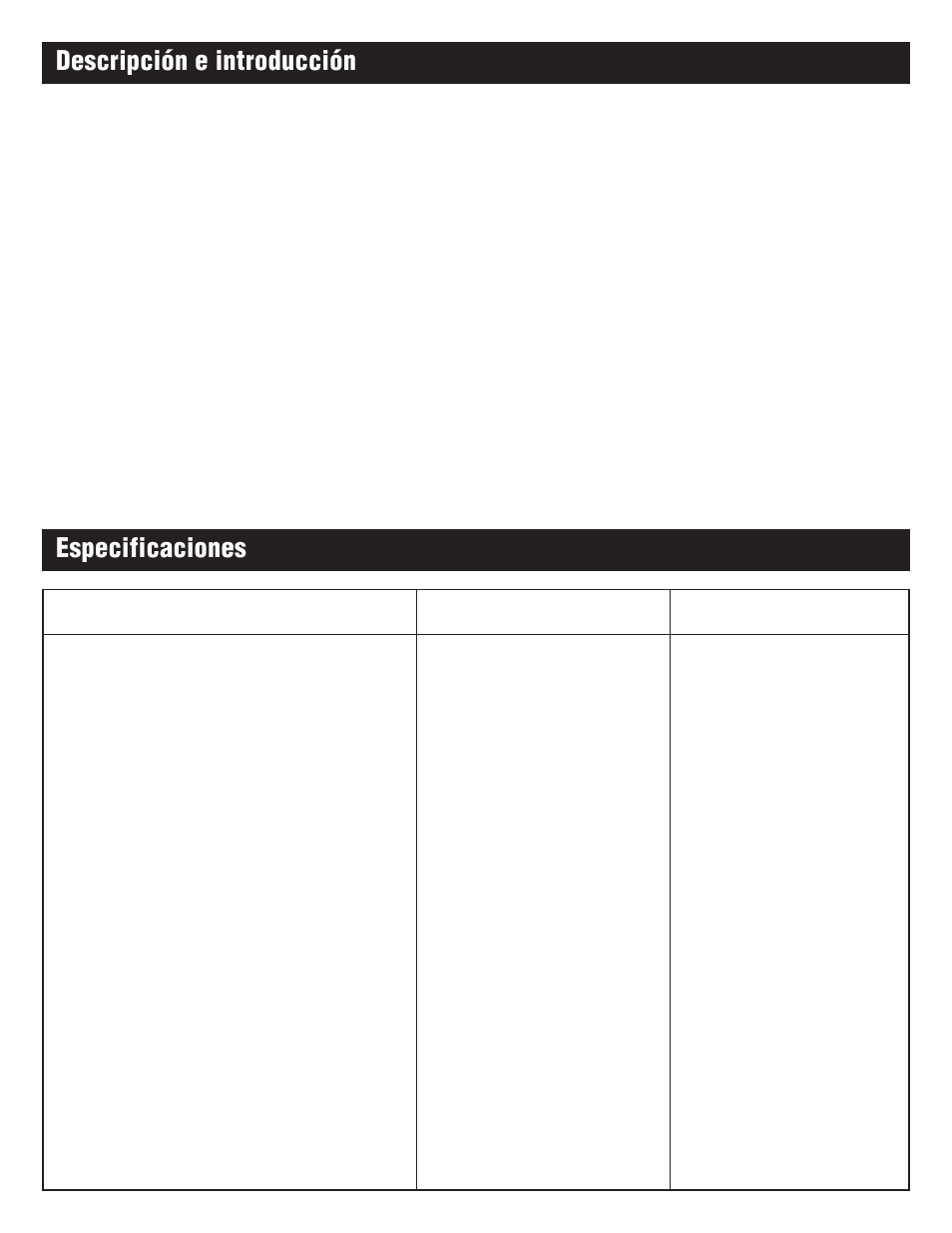 Descripción e introducción especificaciones | Master Appliance PH-2200 User Manual | Page 24 / 36