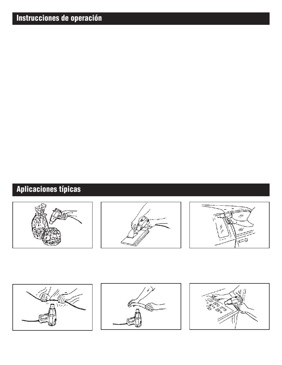 Instrucciones de operación aplicaciones típicas | Master Appliance PH-2200 User Manual | Page 27 / 36