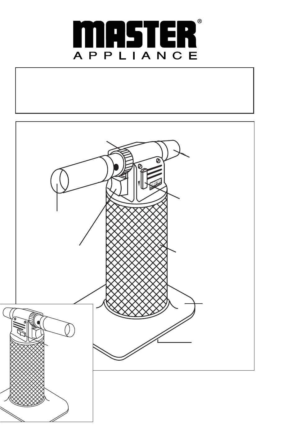 Master Appliance GT-70 User Manual | 6 pages