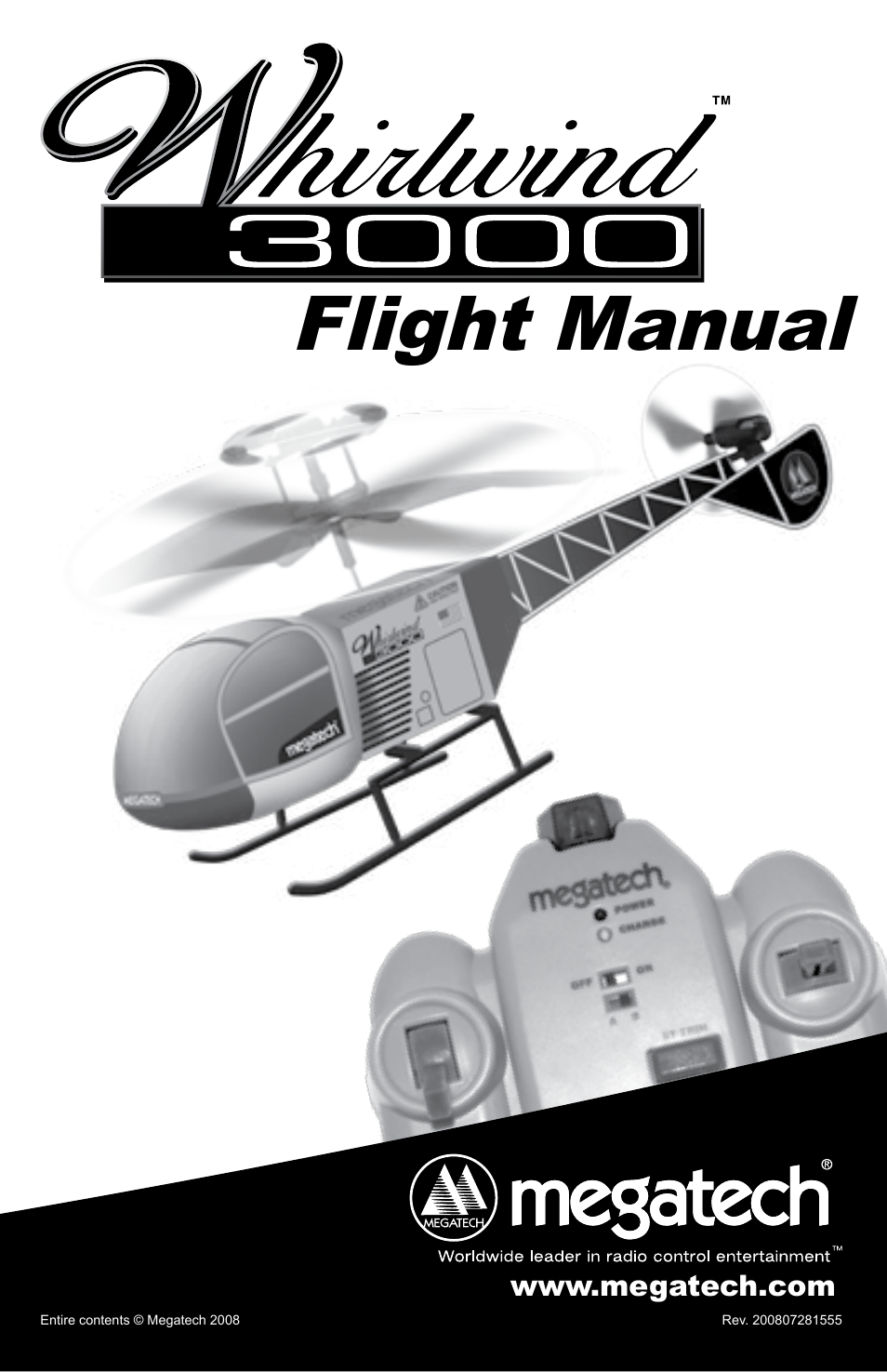 MegaTech Whirlwind 3000 User Manual | 16 pages