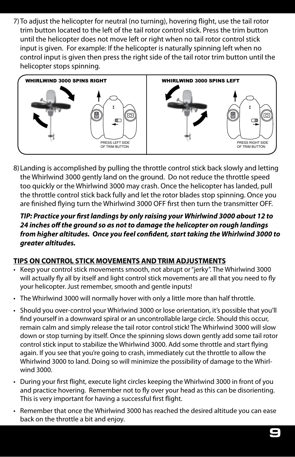 MegaTech Whirlwind 3000 User Manual | Page 9 / 16