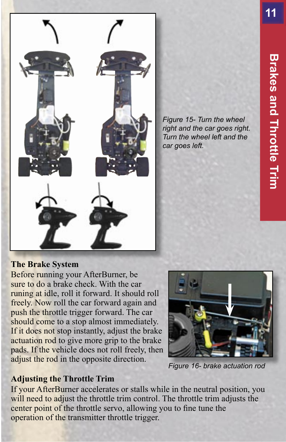 11 brakes and throttle t rim | MegaTech AfterBurner User Manual | Page 11 / 20