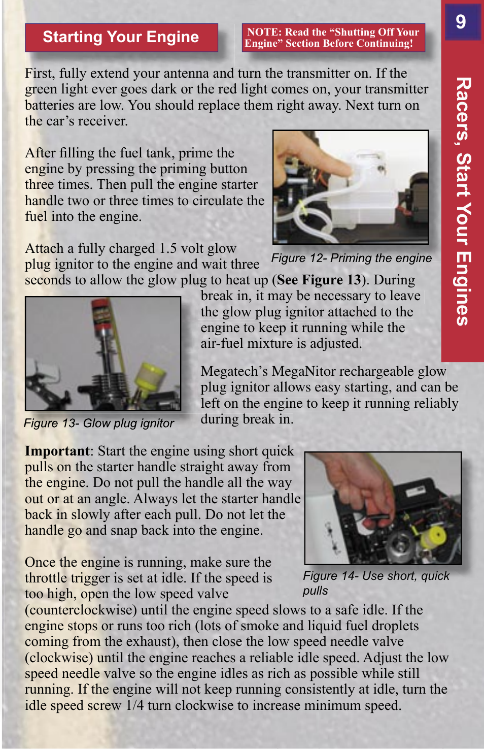 9racers, start your engines | MegaTech AfterBurner User Manual | Page 9 / 20