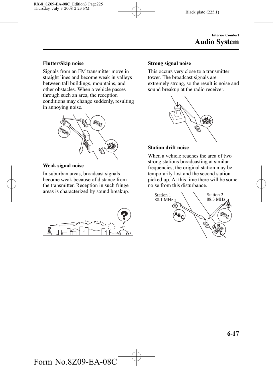 Audio system | Mazda 2009 RX-8 User Manual | Page 225 / 430