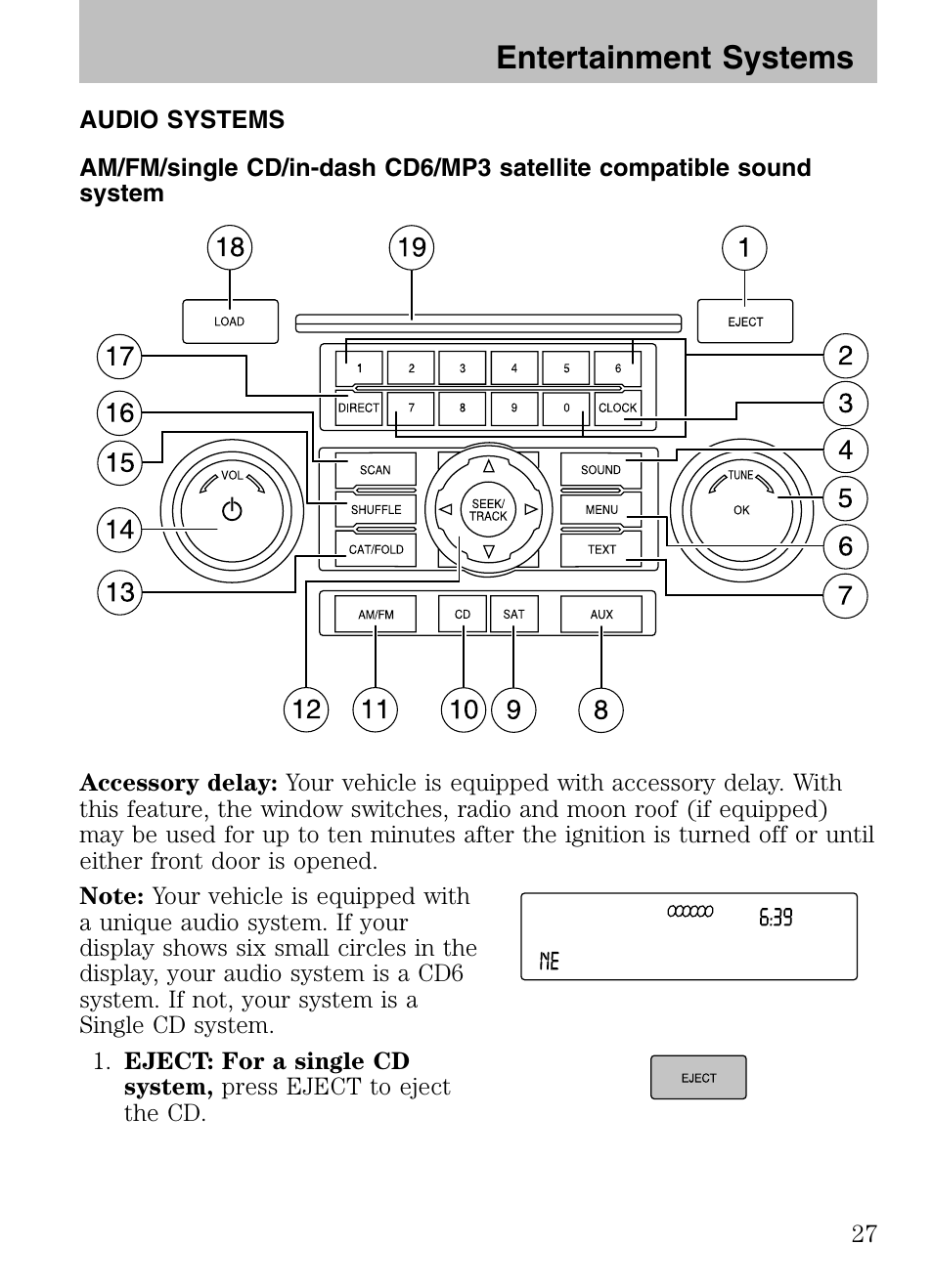 Entertainment systems, Audio systems | Mazda 2008 Tribute HEV User Manual | Page 27 / 312