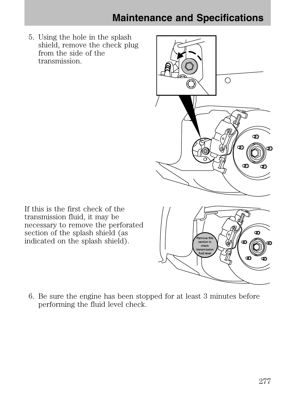 Maintenance and specifications | Mazda 2008 Tribute HEV User Manual | Page 277 / 312