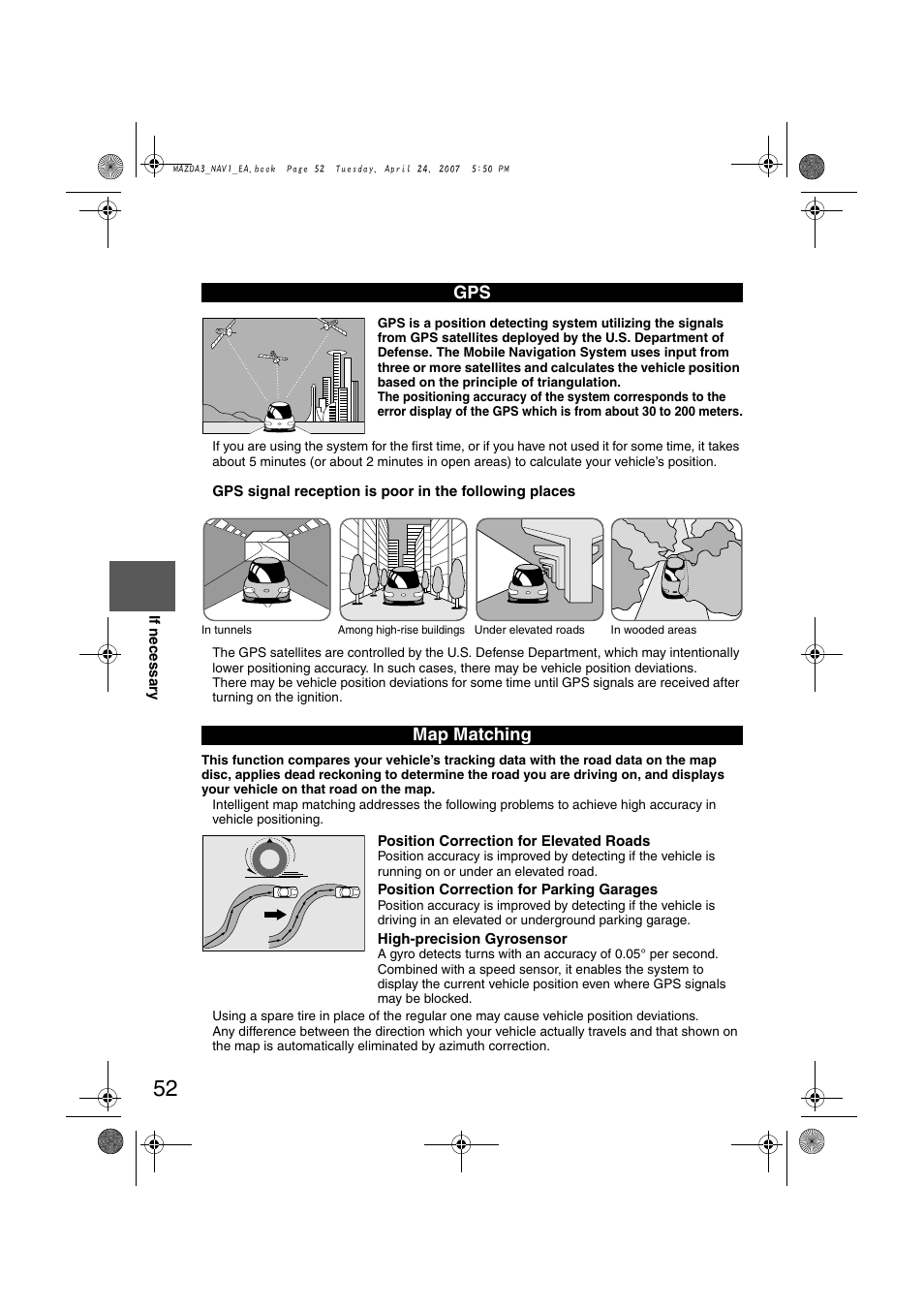 Map matching | Mazda 2008 MX-5 Miata User Manual | Page 452 / 458