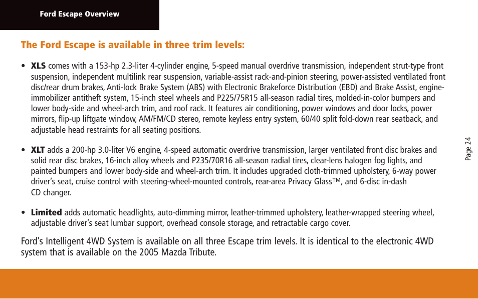 Mazda 2005 User Manual | Page 24 / 58