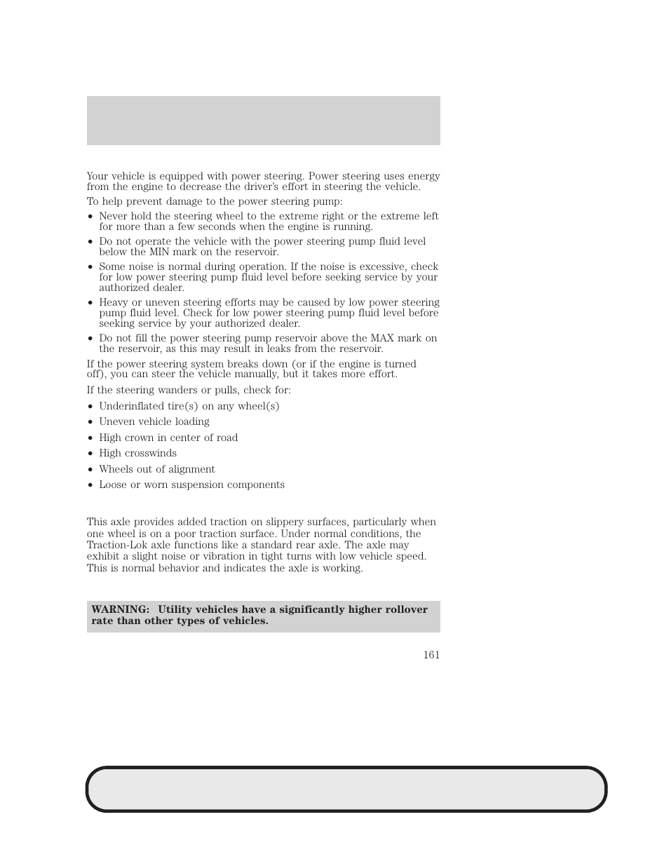 Driving | Mazda 2007 B2300 Truck User Manual | Page 161 / 279