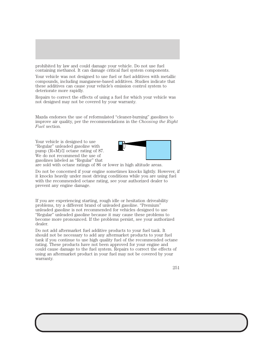 Maintenance and specifications | Mazda 2007 B2300 Truck User Manual | Page 251 / 279