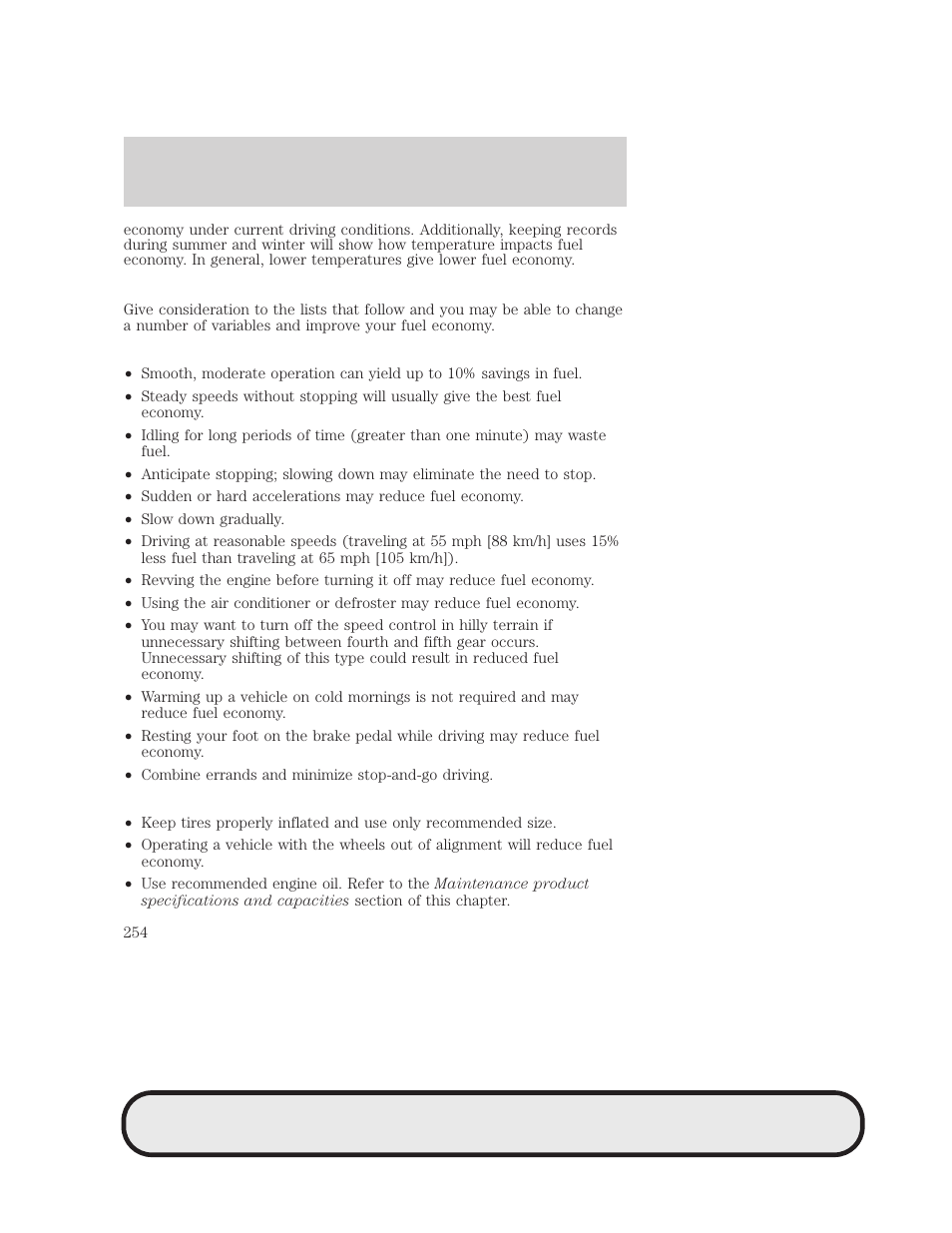 Maintenance and specifications | Mazda 2007 B2300 Truck User Manual | Page 254 / 279