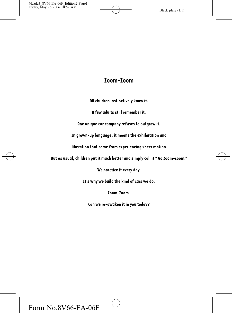 #introduction, Zoom-zoom | Mazda 2007 3 4-DOOR User Manual | Page 2 / 459