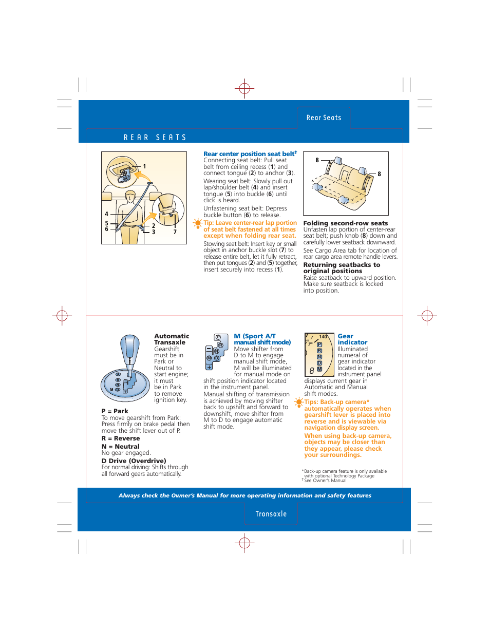 Rear seats transaxle | Mazda CX-7 User Manual | Page 10 / 15