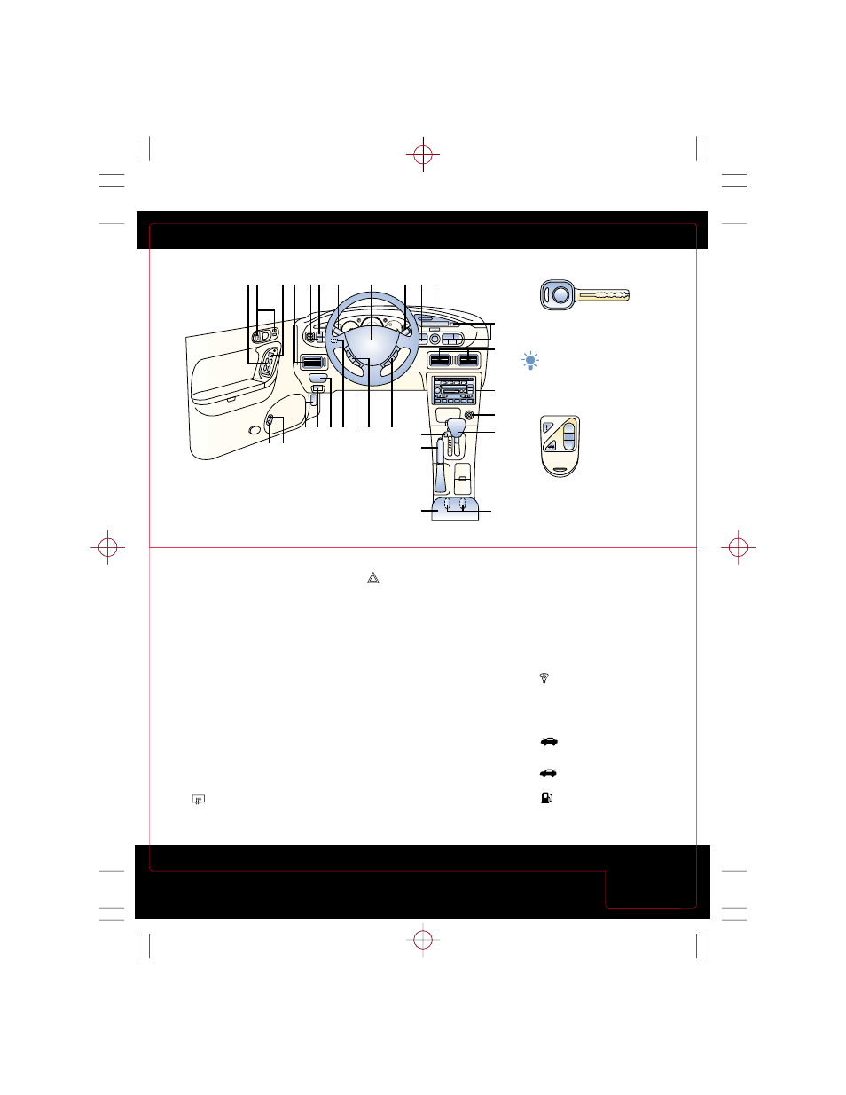 Driver’s view | Mazda 2001 Millenia User Manual | Page 2 / 10